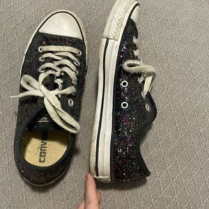 Converse glitter chucks size 7